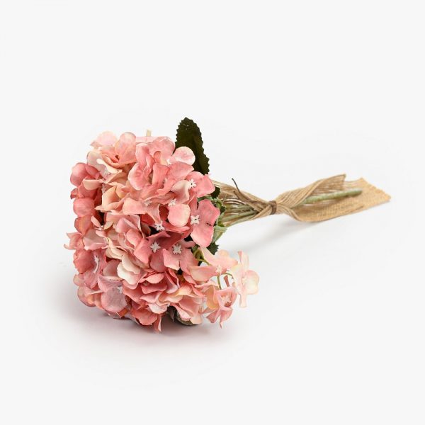 Ορτανσία με οικολογική κορδέλα, Ροζ, 30x15cm (1ΤΜΧ) - Μπαρκάς - Είδη  Συσκευασίας